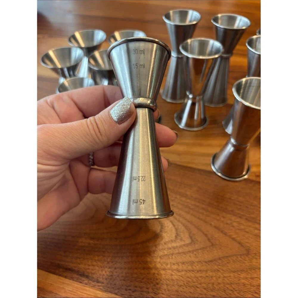Bar Alcohol Pouring Jiggers for Cocktails Restaurant Set of 15 Many Sizes